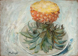Tadeusz Makowski - Pineapple on a plate.webp