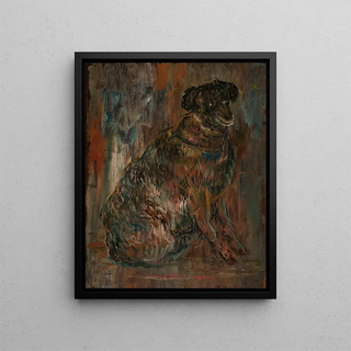 Tadeusz Makowski - Study of a dog Malina.webp