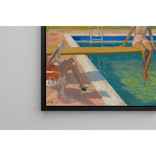 The Viscountess Castlerosse, Palm Springs de Sir John Lavery | Reproduction Tableau Décoration murale affiche copie