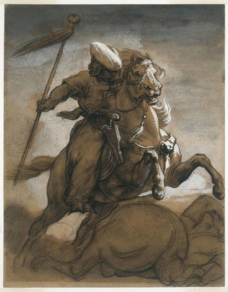 Thodore Gricault - Turkish Cavalier in Combat.webp