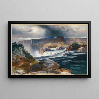 Thomas Moran - Great Falls of Snake River Idaho Territory.webp