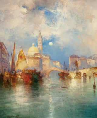 Thomas Moran - Moonrise Chioggia Venice.webp