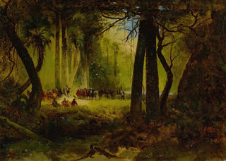 Thomas Moran - Reception of Dominique de Gourgues by the Indians.webp