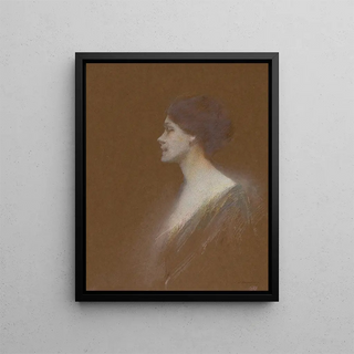 Thomas Wilmer Dewing - Portrait of a Woman.webp