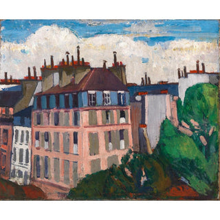 Toits, Paris - Henry Lyman Sayën | Reproduction Tableau Décoration murale affiche copie