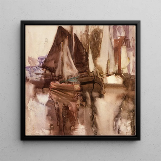 Un canal néerlandais - Frances Hodgkins