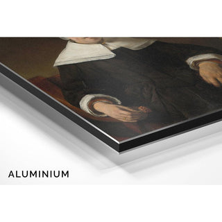 Une femme tenant une rose - Rembrandt van Rijn | Reproduction Tableau Décoration murale affiche copie