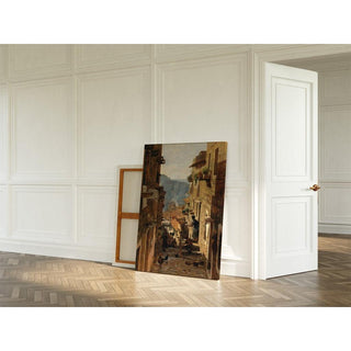 Une rue à Ragusa - Carl Moll | Reproduction Tableau Décoration murale affiche copie