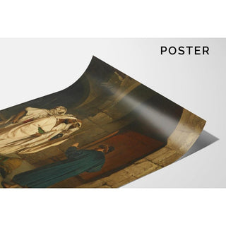 Vieux juif avec trois arabes - Jean-Léon Gérôme | Reproduction Tableau Décoration murale affiche copie