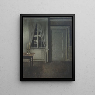 Vilhelm Hammershi - Interior With Two Candles.webp