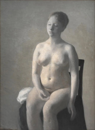 Vilhelm Hammershi - Seated Female Nude.webp