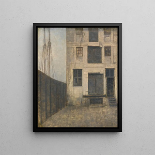 Vilhelm Hammershi - The Old Warehouse In Christianshavn.webp