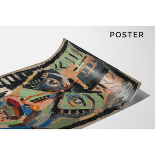 Visage d'homme - Arnold Peter Weisz-Kubínčan | Reproduction Tableau Décoration murale affiche copie