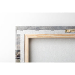 Vue sur le grand pont, Rouen, Pluie - Camille Pissarro | Reproduction Tableau Décoration murale affiche copie