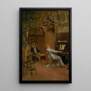Wadysaw Czachrski - Concert in the livingroom sketch.webp