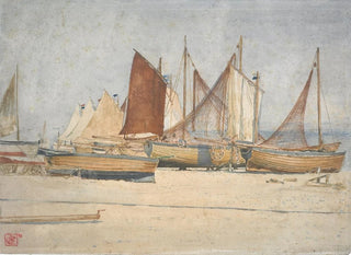 Walter Crane - Southwold a study of sails.webp