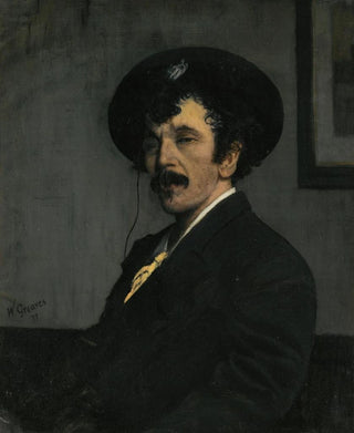 Walter Greaves - Portrait Of James Abbott Mcneill Whistler.webp