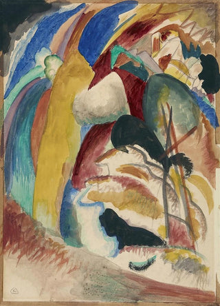 Wassily Kandinsky - Draft for Picture with White Form.webp