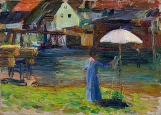 Wassily Kandinsky - Kallmnz Gabriele Mnter painting I.webp
