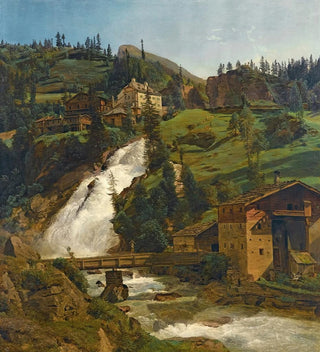 Wildbad Gastein, Les chutes de Wildbad Gastein - Ferdinand Georg Waldmüller