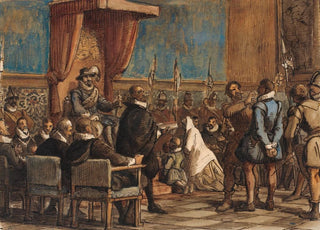 Wilhelm Marstrand - Chr 4 Lader Bdlen Tage Ordenskden Og Svrdet Fra Falskneren Christopher Rosenkrantz.webp