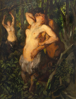 Wilhelm Trbner - Satyr und Zentauren.webp