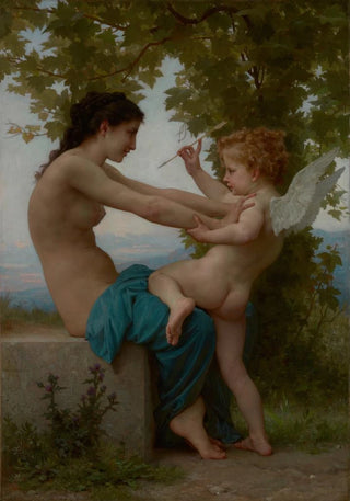 William Bouguereau - A Young Girl Defending Herself against Eros.webp