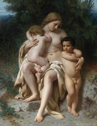 William Bouguereau - La Premire Discorde Cain And Abel.webp