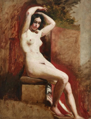 William Etty - Seated Academic Nude.webp