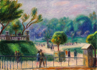 William James Glackens - The Balustrade Luxembourg Gardens.webp