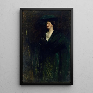 William Merritt Chase - The Emerald Lady.webp