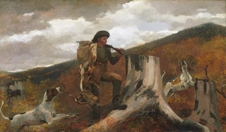 Winslow Homer - A Huntsman and Dogs.webp