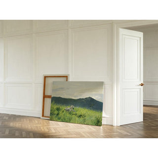 Zèbre dans la steppe - Wilhelm Kuhnert | Reproduction Tableau Décoration murale affiche copie