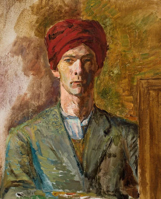 Zygmunt Waliszewski - Selfportrait in a turban.webp
