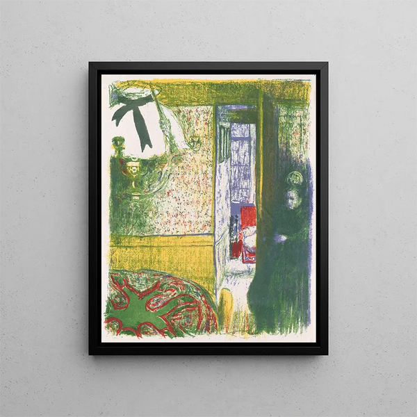 Interior Painting, the suspension – Édouard Vuillard — framed artwork on a wall