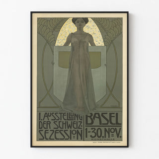 Vintage Swiss Exhibition Poster - Exhibition of the Swiss Secession – Basel, Kunsthalle (1905)