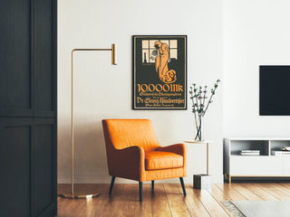 Vintage photographic reward poster 10,000 Marks
