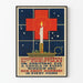 Vintage Red Cross Poster and Christmas Candle
