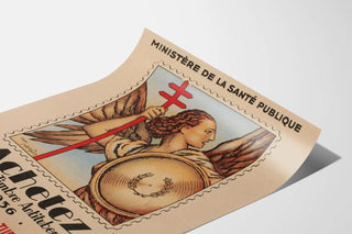 Vintage poster 1936 Tuberculosis Stamp Campaign