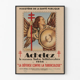 Vintage poster 1936 Tuberculosis Stamp Campaign