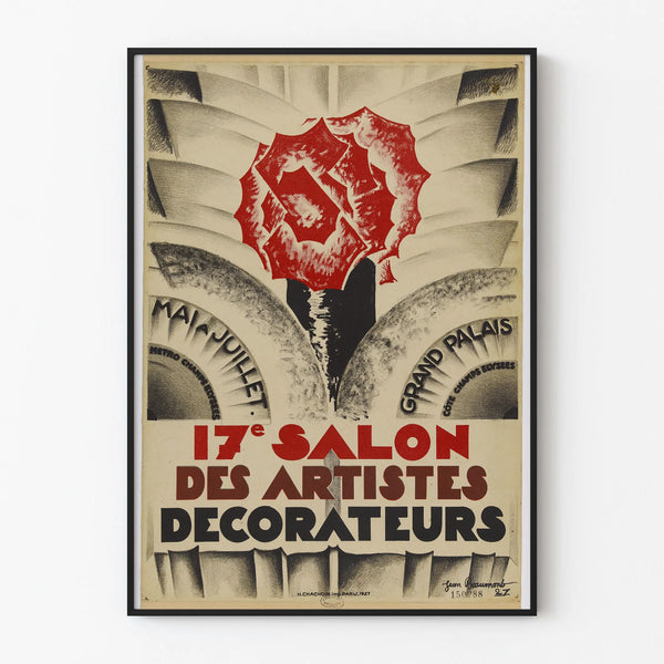 Vintage poster for the 17th Salon of Decorative Artists Paris 1927