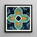 18 decorative tile plaques Pl 06 - Afghan Borders Commission — wall display of the artwork