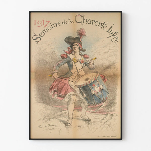 Vintage poster 1917 - Charente Inférieure Week