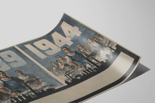 Vintage Industrial Wall Poster 1939-1944 — artwork view