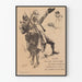 Vintage poster of Alsatian-Lorraine volunteers engaged with the French armies