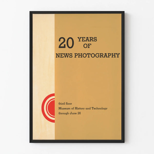 Poster 20 Years of News Photography Museum of History and Technology