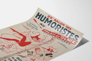 Vintage Poster of the Humorists' Salon at the Ice Palace