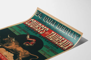 Vintage Poster of Bullfights at Quai Debilly