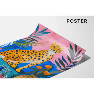 Cheetah Table - Elegance and Bright Colors