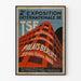 Vintage Poster of the 2nd International Radio Exhibition at Palais Berlitz, Paris